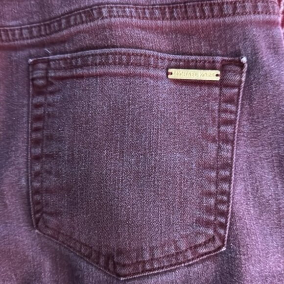 Michael Kors 10 Maroon Izzy Skinny Jeans - Picture 8 of 9